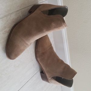 Suede booties